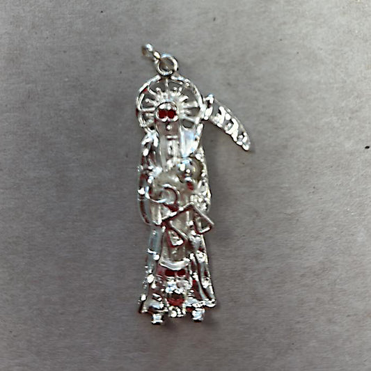 SANTA MUERTE DIJE PLATA